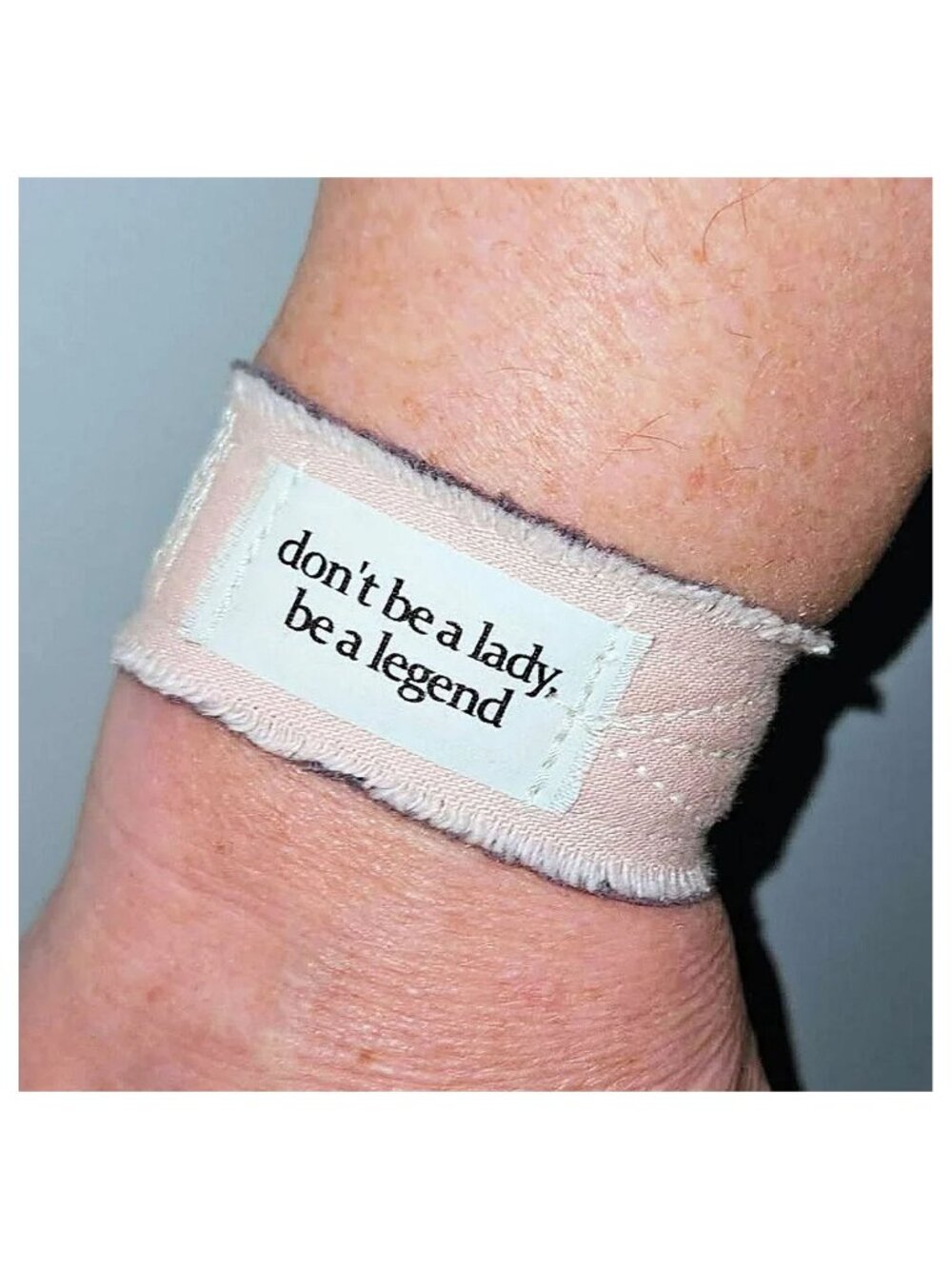 Don't Be A Lady Be A Legend Cuff Bracelet Stevie Nicks Gift Music Quote Jewelry
